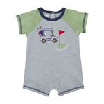 Mud Pie Baby Boys Golf Shortall, 9-12 Months