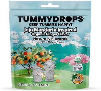 Tummydrops Jeju Inspired Mandarin Ginger, 33 ct, for Queasy Stomachs