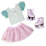 Our Generation – Ice Cream Outfit – Roller Skates Accessories – 18-inch Doll Clothes – Pretend Play – Toys for Kids Ages 3 & Up – Scoopalicious