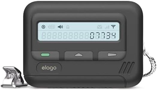 elago Pager Case Compatible with AirPods Pro 2nd Generation Case Cover, Chain Strap Included, Retro Designed Case Compatible with AirPods Pro 2 Case [USB-C/Lightening Cable] (Black)