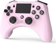 DYONDER Wireless Controller Compatible with PS4/Slim/Pro/PC with 6-Axis Motion Sensor, PS4 Controller for Kids and Adults(Pink)