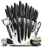 Home Hero Kitchen Knife Set with Sh