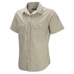 Craghoppers Mens Kiwi Short Sleeve Hiking Shirt, Oatmeal, L EU