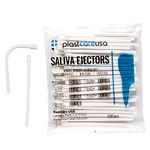 ASA Dental Saliva Ejectors, White (Case of 1000), Made In Italy