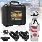 TOWGUARD Factory OEM Puck System Gooseneck Hitch Kit for RAM 2500 3500, Lockable 2-5/16" Ball with Triple-Ball Retention, 38,000 lbs GTW Heavy Duty, Prep Package Required