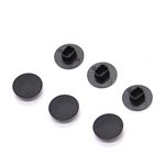 HUELE 6 Pack Black Analog Joystick Stick Cap Cover Button for Sony PSP 1000