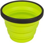 Sea to Summit X-Series Collapsible Silicone Camping Drinkware, Cup (8.3 fl oz), Lime Green