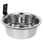 Generic Elevated Dog Bowls:Wall Mounted Adjustable Height Dog Bowl Stainless Steel Pet Food Bowl for Medium and Large Dog