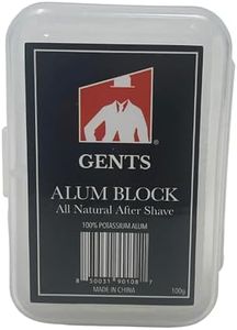 G.B.S Alum Block All Natural Deodorant- After Shave An Essential For Every Wet Shaver Remedy For Nicks cuts caused By shaving Pack of 1 (Alum Block All Natural Deodorant With Case)