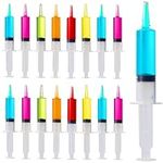 THE TWIDDLERS 100 Large Shot Syringes 60ml, Reusable Double Shot Glasses for Jello Jelly Cocktails, 18cm / 7" - Perfect for Christmas, Halloween, Birthday Party - Food Safe