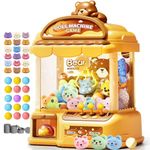 MIAOKE Large Claw Machine for Kids, Musical Electronic Arcade Game Console with Adjustable Sound, Christmas and Birthday Gift for Kids, Includes 30 Toys & 24 Game Coins & 20 Surprise Eggs