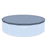 Funsicle 16ft Round Above Ground Frame Pool Debris Cover, Accessory Only, Gray