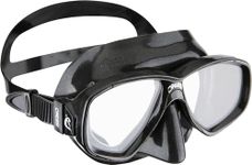 Cressi Perla Mask - Separate Glass Mask for Fishing, Freediving, Snorkelling and Diving, Unisex Adult, Black / Black