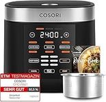 COSORI Rice Cooker, Slow Cooker & Steamer with Ceramic Coated Inner Pot and Fuzzy Logic, 50 Recipes,10 Cups, 5L Capacity, Multi Cooker with 17 Functions, Warmer, Timer