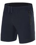 TCA Elite Tech Lightweight Mens Running Shorts Men Gym Shorts with Zip Pockets - Night Sky, S