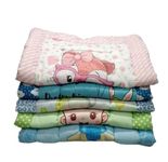 Babyly 5-Piece Newborn Baby Mattress Set - Soft Cotton, Godari, Crib Sheet, Cartoon Mat, And Multicolored Bedding Set For Ultimate Comfort And Safety (Muti-6, 350 Tc, Flat Sheet, Pillow)