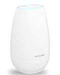 SOICARE Car Diffuser, USB Plug-in Handy Small Car Essential Oil Diffuser, Cute Portable Diffusers for Essential Oils Mini Ultrasonic Humidifier with Built-in USB Cord for Small Space - White