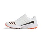 adidas Men's Zg23 Boa Golf Shoe, FTWR White/Core Black/Semi Solar Red, 10.5 Wide