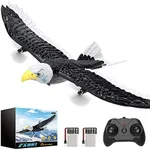 DEERC RC Plane, Remote Control Eagle Plane, RTF Airplane, 2.4ghz Flying Brid with 2 Batteries & Propeller 6-axis Gyro Stabilizer, Easy to Fly for Beginners Adults Kids Boys