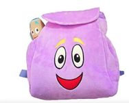 Dora the Explorer Mr. Face Purple Plush Backpack