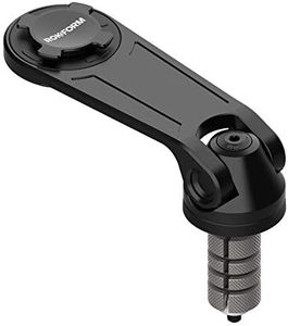 Rokform – Pro Series Motorcycle Stem Phone Mount, Fits Most Sport Bike Center Stems Measuring 12-24mm, Secures Phone Via Quad Tab Twist Lock Mount and Built-in Magnet Mount (Black)