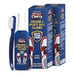 Cherry Blossom Sports Shoe Cleaner With Free Brush - 150Ml | Cleans All Non-Leather Shoes In Minutes