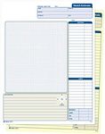 Adams Sketch Estimate Book, Carbonless, 2-Part, White/Canary, 8-3/8 x 11-7/16 Inches, 25 Sets (DC8511)