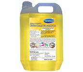 TetraClean Concentrate Premium Bathroom Floor Cleaner -Advanced Disinfectant and Washroom Floor Stain Remover with Air Freshening Formula - 5-liters - Camphor