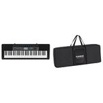 Casio Ctk-2550 61-Key Portable Keyboard, Black With Carry Case