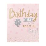 Hallmark Birthday Girl Card - Fun Glitter and Foil Design