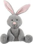 Apricot Lamb Toys Plush Gray Rabbit Bunny Stuffed Animal Soft Cuddly Perfect for Child (Gray, 14 Inches)