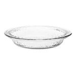 Anchor Hocking Pie Plate - 9.5" - Glass - Deep - Wide Rim - Embossed - Cir