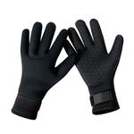 YDQUANI Wetsuit Gloves 3mm Neoprene Diving Gloves Thermal Anti-slip Scuba Gloves for Women Kids Snorkeling Kayaking Swimming Surfing Fishing