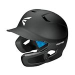 Easton Z5 2.0 Batting Helmet w/Universal Jaw Guard | Baseball Softball | Senior | Matte Black | 2020 | Dual-Density Impact Absorption Foam | High Impact ABS Shell | Moisture Wicking BioDRI Liner