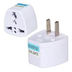 KAVANA (2pcs) Type-A USA Converter Plug, India to USA Universal Travel Adapter for USA, Canada, Mexico, Brazil, Philippines, Cuba, Thailand, Taiwan, Japan, Panama, etc