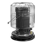 Sengoku 23,500 BTU KeroHeat Efficient Portable Indoor and Outdoor Convection Kerosene Space Heater with Automatic Safety Shut Off, Black