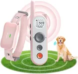Htcuto Wireless Dog Fence System - 3500ft Range, 6000ft Remote Training Collar 2-in-1, Rechargeable, IPX7 Waterproof, 3 Modes (Beep, Vibration, Shock), Keypad Lock, LED Light for 10-130lbs Dogs