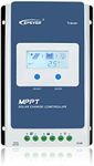 EPever MPPT Solar Charge Controller 30A 12V/24V Auto Work with LCD Display Upgrade Tracer3210AN Solar Panel Charging Battery Regulator for Gel Flooded Sealed Lithium Battery (Tracer3210AN)