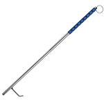 RAOMEIDE Outdoor Fire Poker for Fire Pit Camping, Campfire Poker for Fire Pit 32", Stainless Steel Fire Pit Poker Stick, Fireplace Poker Tools (Blue)