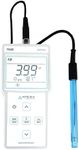 Apera Instruments PH400 Portable pH Meter Kit with Pre-mixed Buffers, 0.01 pH Accuracy, 0-14.00 pH Measuring Range, 3-Point Auto Calibration, 3' Probe