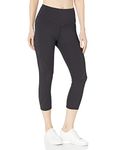 C9 Champion Women's Sculpt Lasercut Capri Legging, Ebony, M