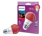 Philips 463273 LED 60-Watt A19 Red Non-Dimmable