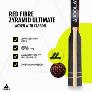 JOOLA Infinity Z Carbon Table Tennis Paddle – Professional Racket