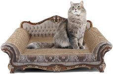 COOZMENT Sofa Shaped Cat Scratching Couch,Thick Cat Scratching Cardboard,Cat Lounge Bed for Indoor Cat Rest&Play,Cat Sofa Scratcher Pad (23 "L X 12.2" W X 10.6 "H)