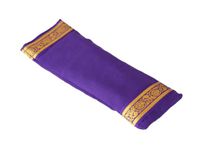 Yoga United 100% Cotton. Lavender and Linseed Eye Pillow for Yoga, Relaxation, Meditation, Travel and Gift or Tired Eyes, and Headaches - purple