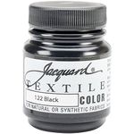 Jacquard Products Textile Color Fabric Paint, 2.25-Ounce, Black