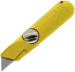 Grabber All-Metal Fixed-Blade Utility Drywall Knife - Easy Change Blade, Non-Retractable (Single)