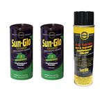 Sun-Glo 2 Cans #4 Yellow Bear Wax w/ 1 Can of Silicone Spray