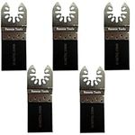 Pack of 5 x 35mm Bi-Metal Multi Tool Blades For Wood & Metal Cutter Saw Set Compatible with Dremel Fein Multimaster Makita Etc Oscillating