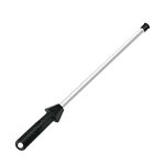 Sharpeak Total 45 cm/Rod Length 30 cm Ceramic Sharpening Steel Rod with Built-in Angle Guides and Anti-Breaking Cap, Honing to Razor-Sharp Knives, Ceramic Knife Sharpener, Ceramic honing Rod